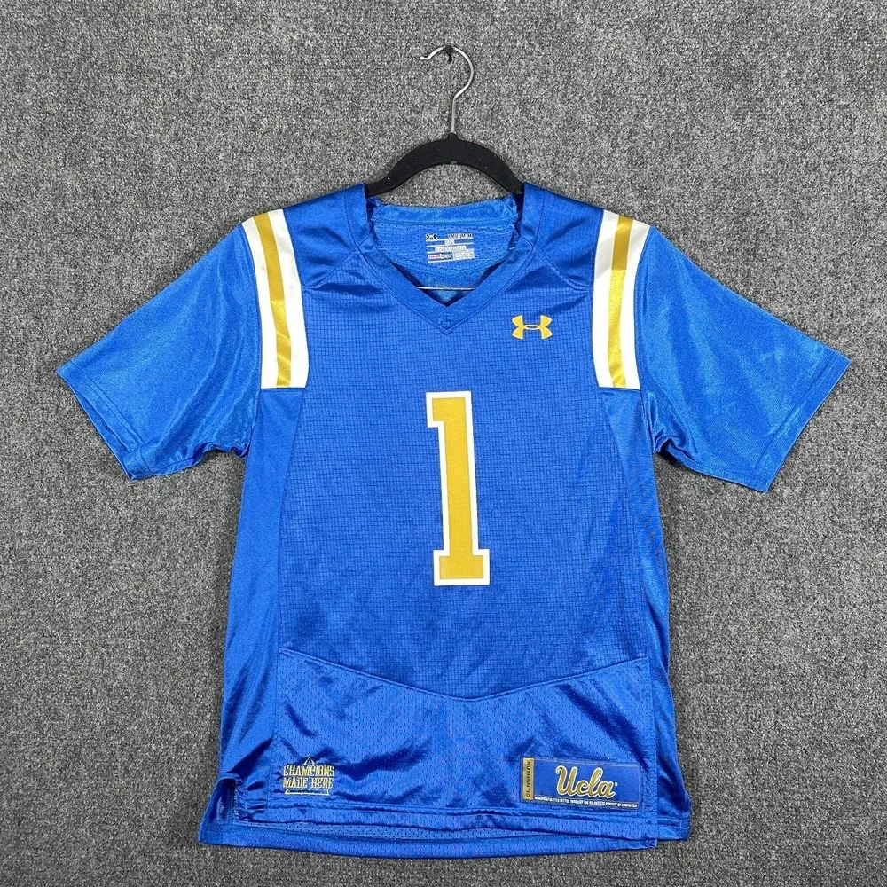 Under Armour UCLA Bruins Football Premier Home Jersey Loose Youth Medium #3345